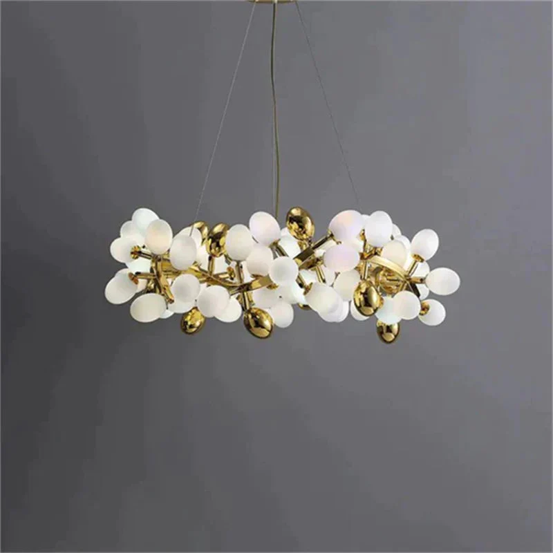 Post Modern Round Grape Branch Chandelier - Image 3