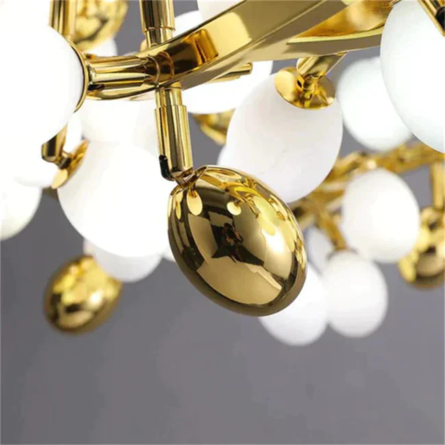 Post Modern Round Grape Branch Chandelier - Image 5