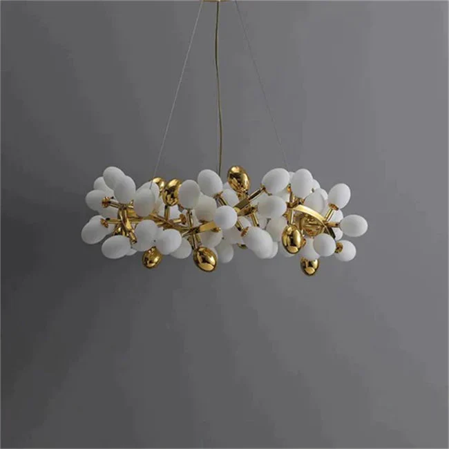 Post Modern Round Grape Branch Chandelier - Image 9