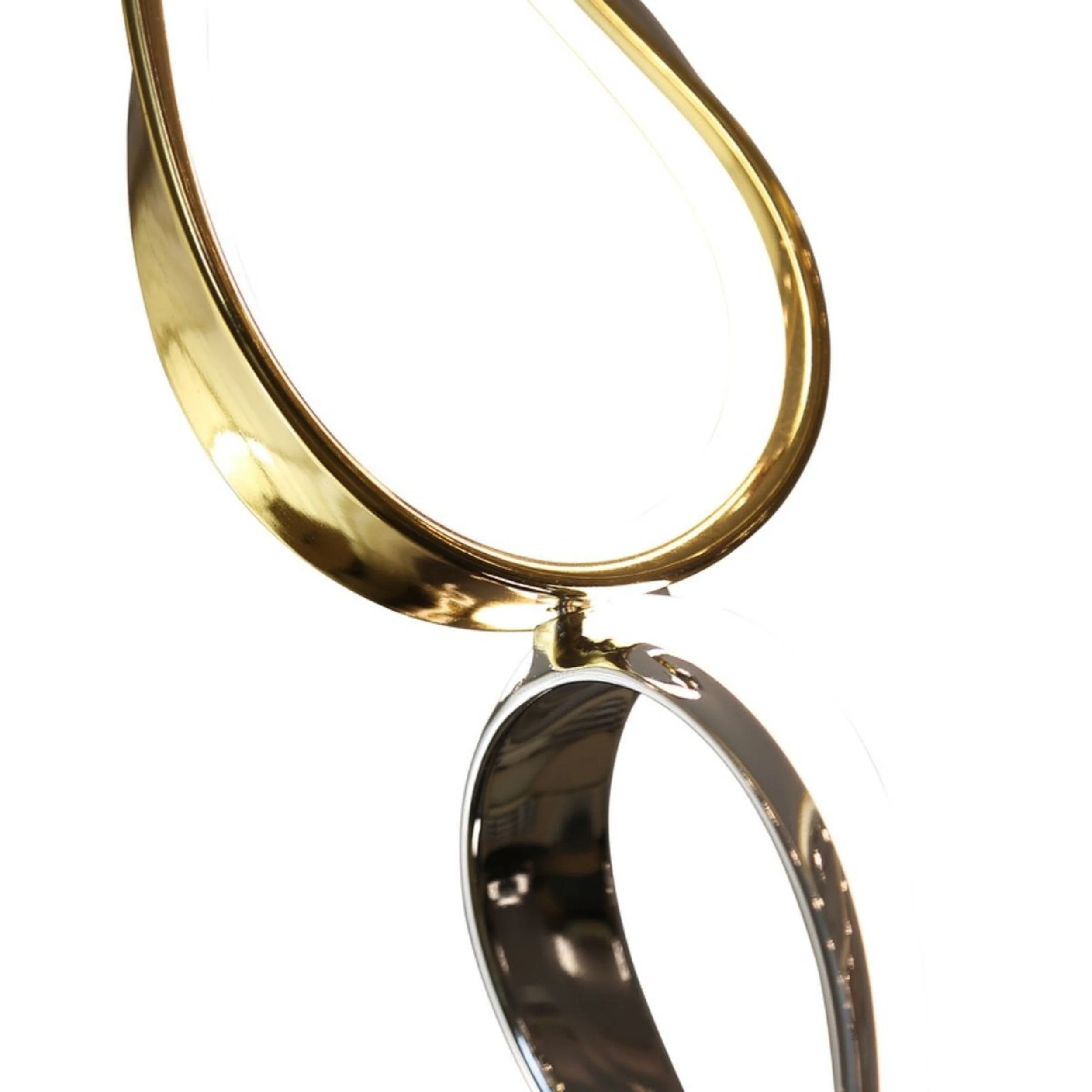 Prague Vertical Chandelier // Gold & Chrome - Image 5