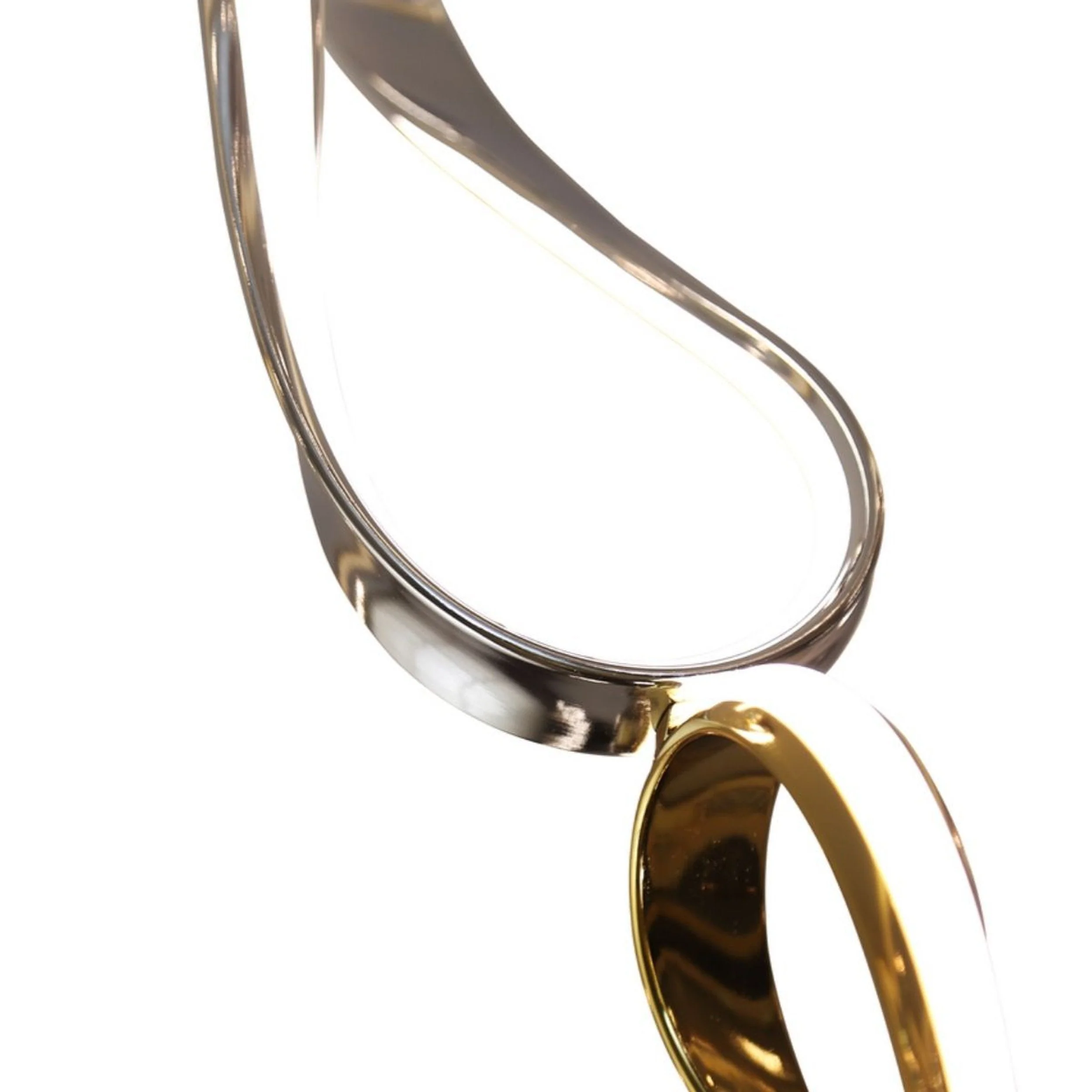 Prague Vertical Chandelier // Gold & Chrome - Image 7