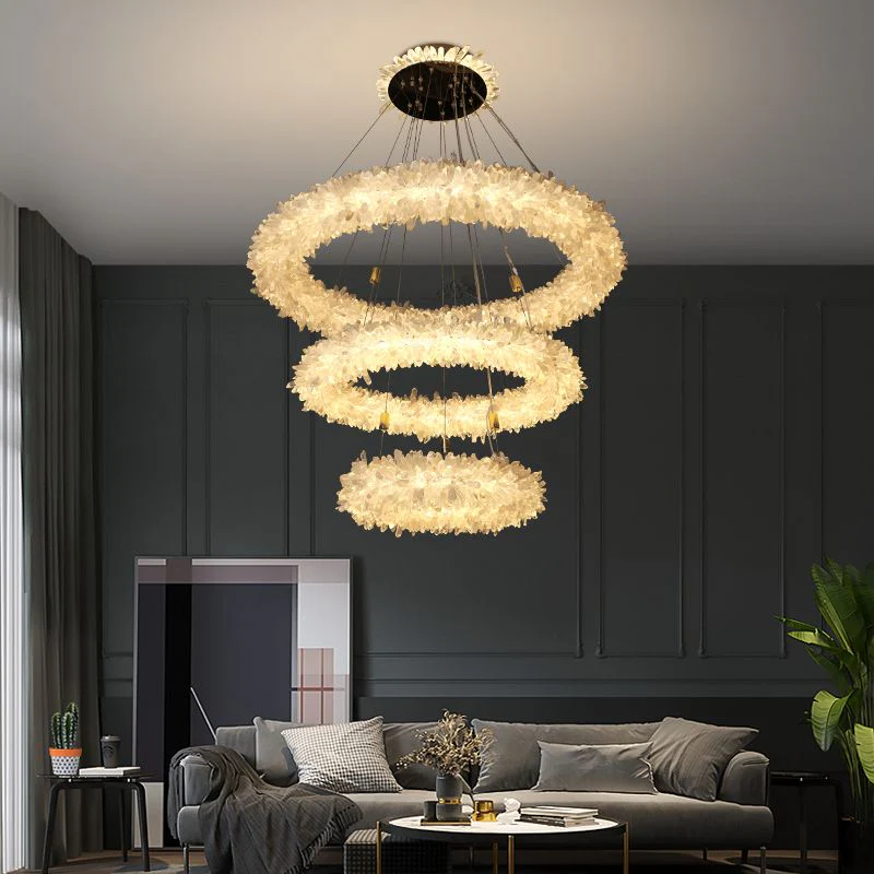 Primary Crystal Halo Modern Chandelier - Image 2