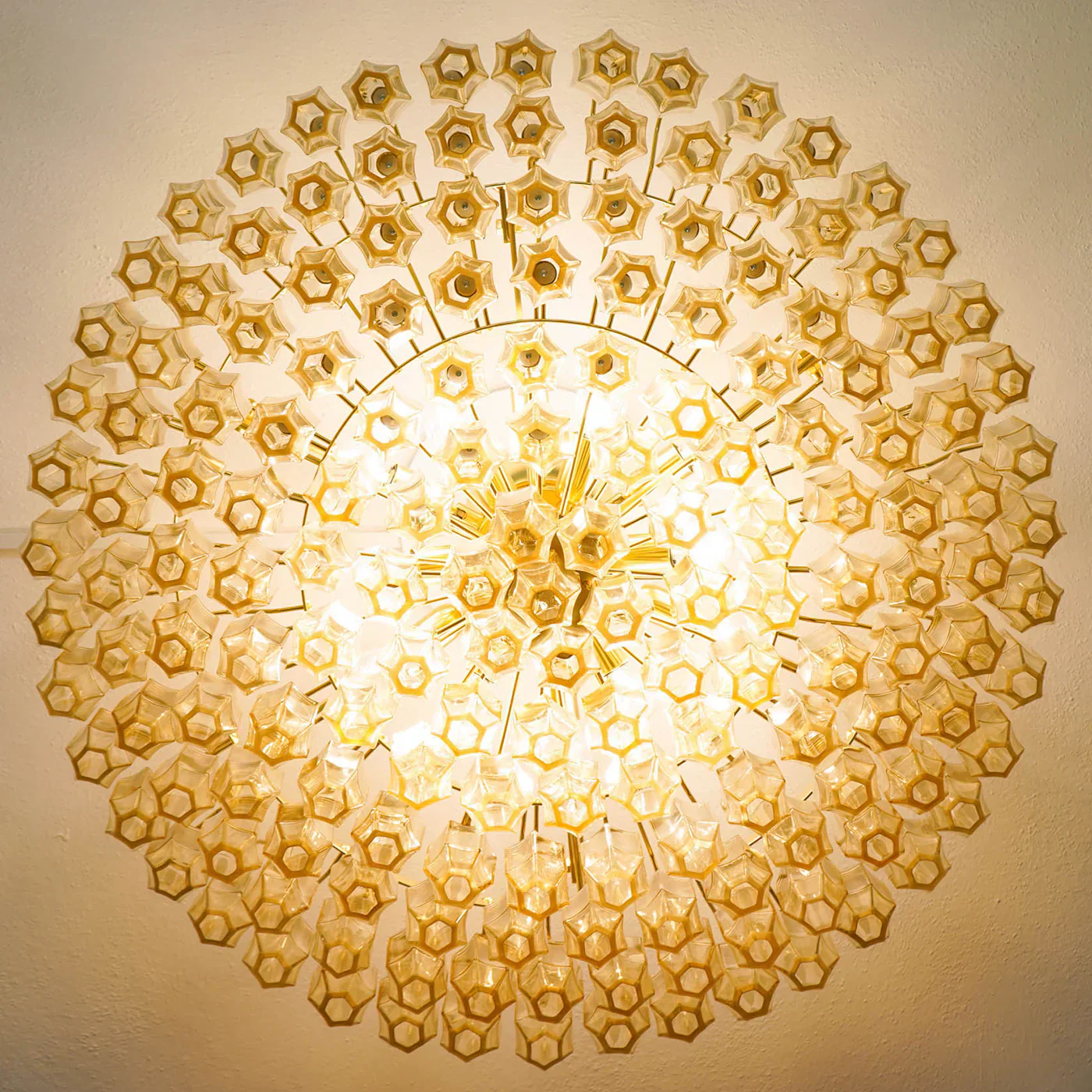 Prismatico 12-Light Amber Ceiling lamp 35" - Image 4