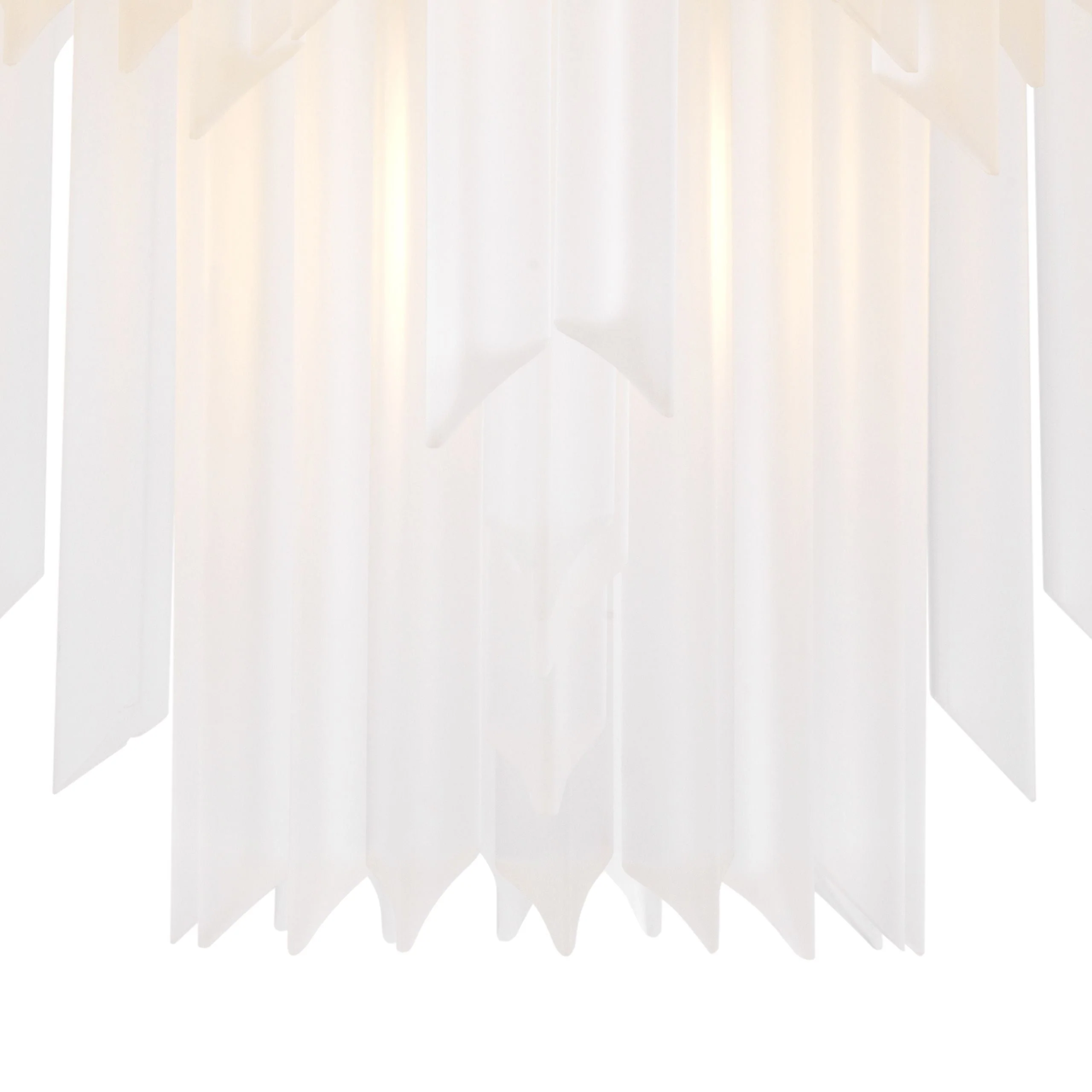 Pulsar Modern Glass Chandelier - [Nickel] - Image 3