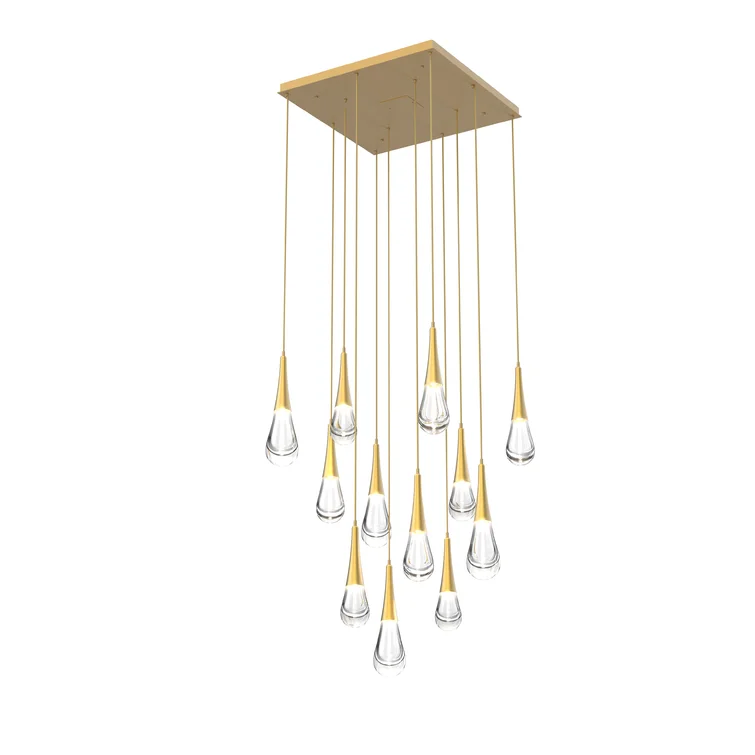 Rain 12-Light Chandelier Pendant For Living room Family room Dining Room Bedroom - Image 4