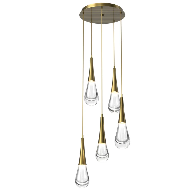 Rain 5-Light Pendant For Living Room Dining Room Bedroom bathroom - Image 3