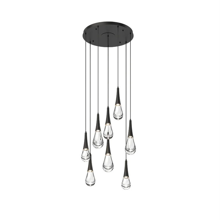 Rain 8-Light Chandelier Pendant For Living room Family room Dining Room Bedroom - Image 3
