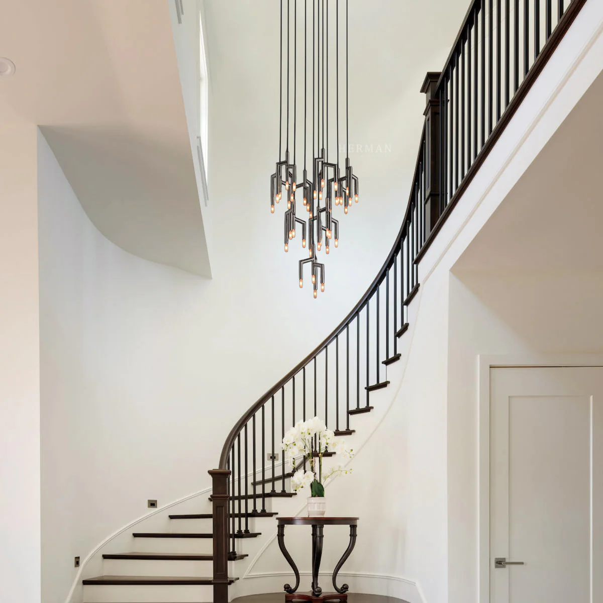Ranti 10 Light Circular Chandelier - Image 3