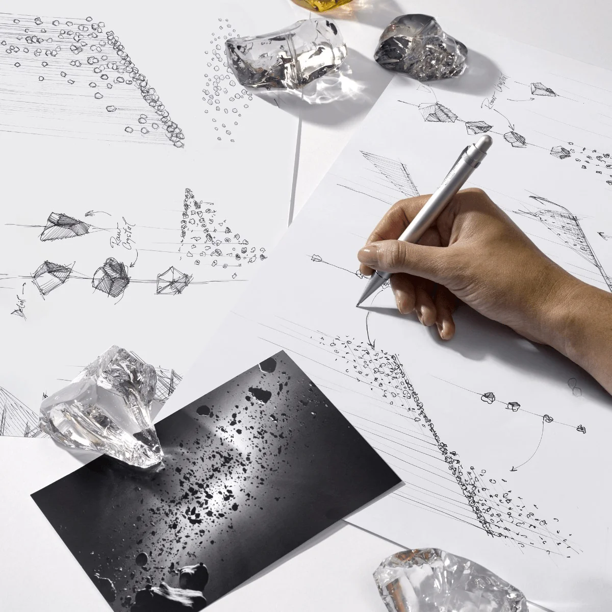 Raw Crystal Customize Chandelier - Image 39