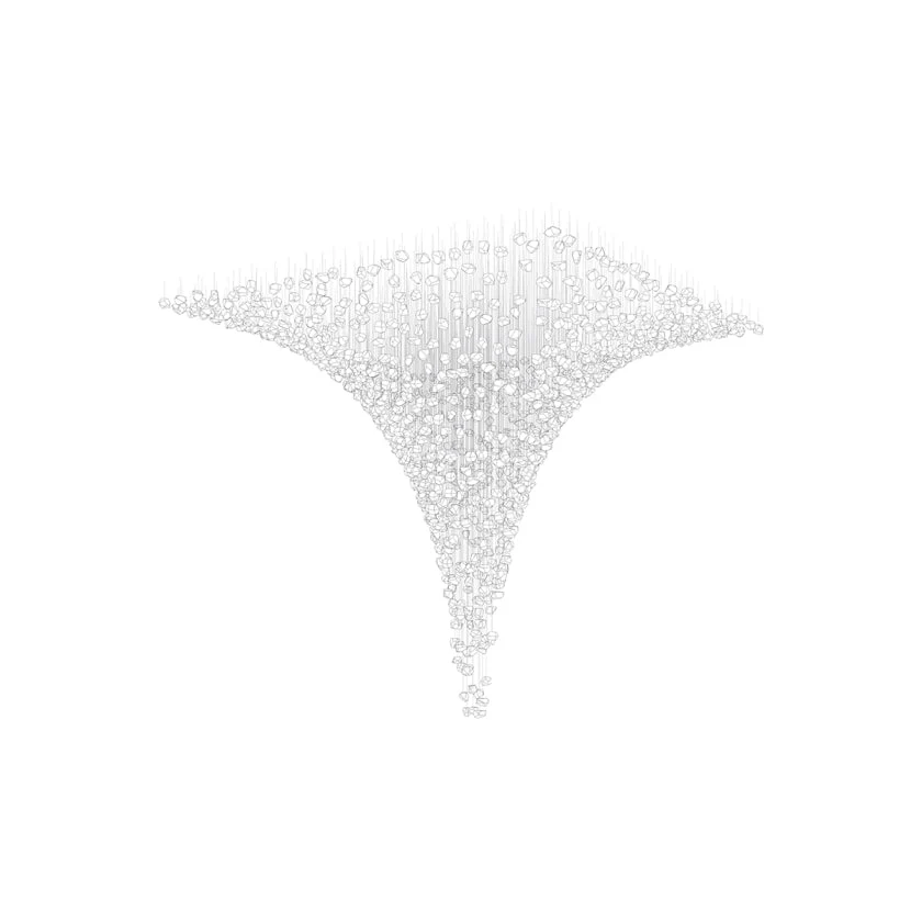 Raw Crystal Customize Chandelier - Image 60