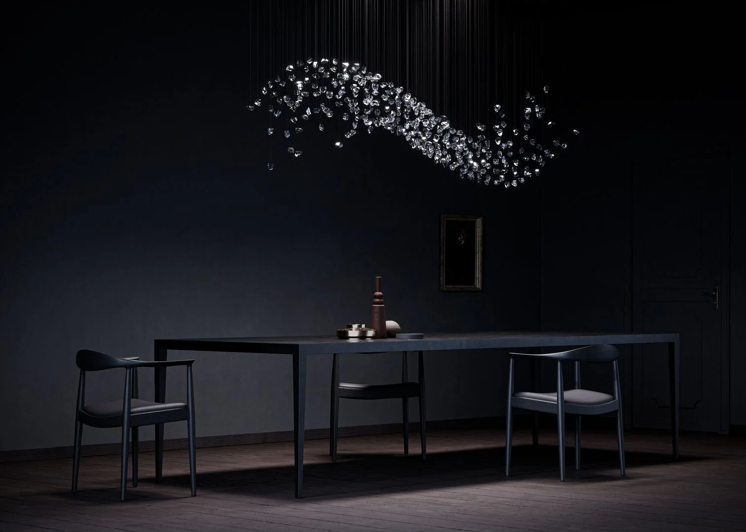 Raw Crystal Customize Chandelier - Image 7