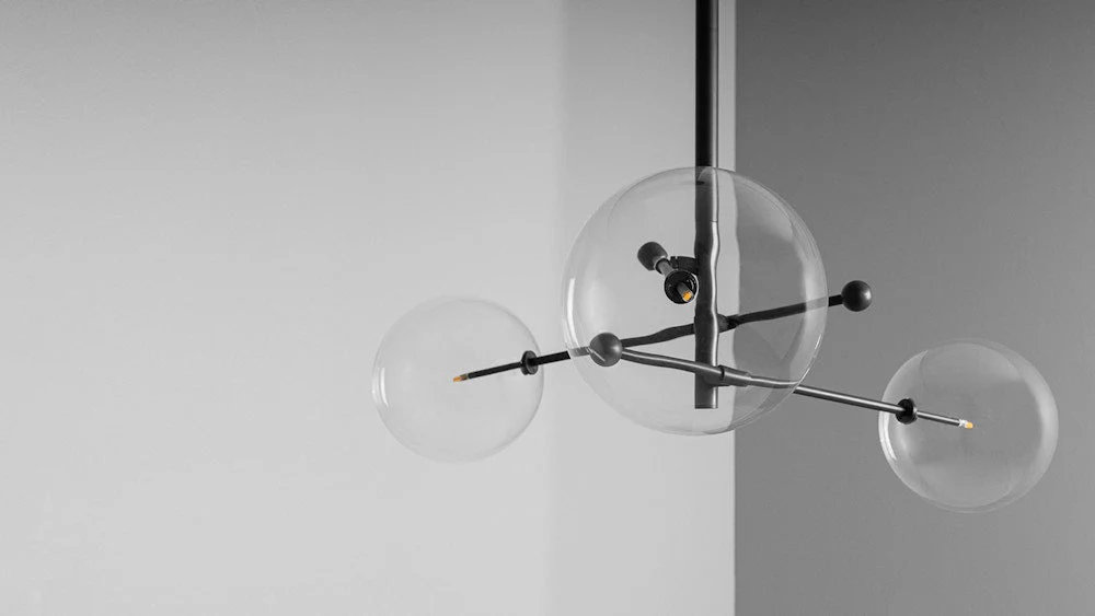 RD 15 3 Arms Chandelier - Image 5