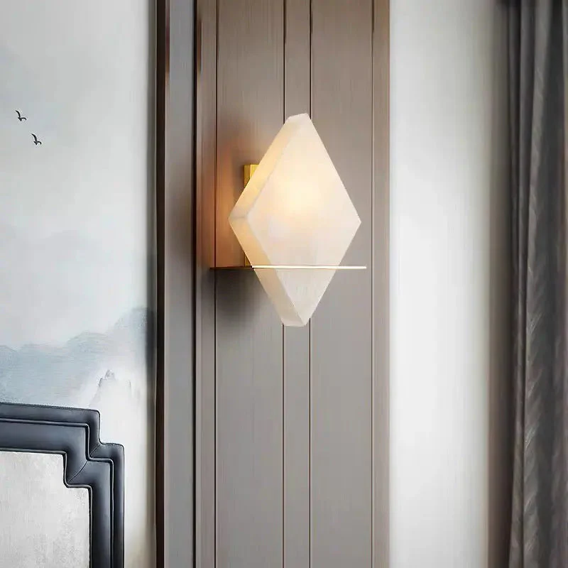 Real Alabaster Wall Sconces - Image 3