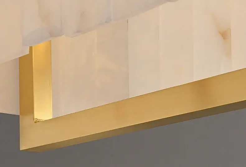 Rectangle Alabaster Chandelier - Image 3