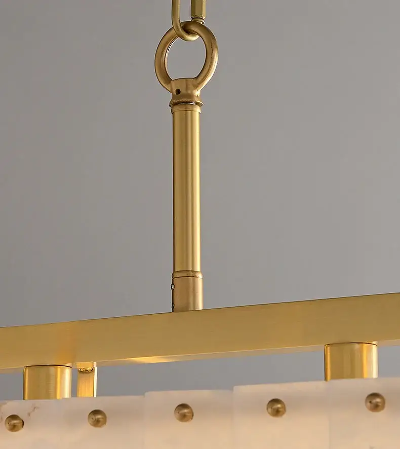 Rectangle Alabaster Chandelier - Image 5