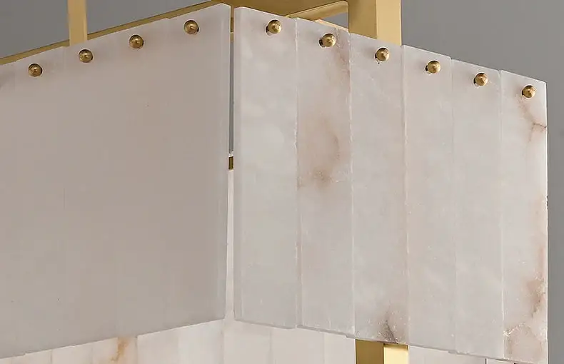 Rectangle Alabaster Chandelier - Image 6