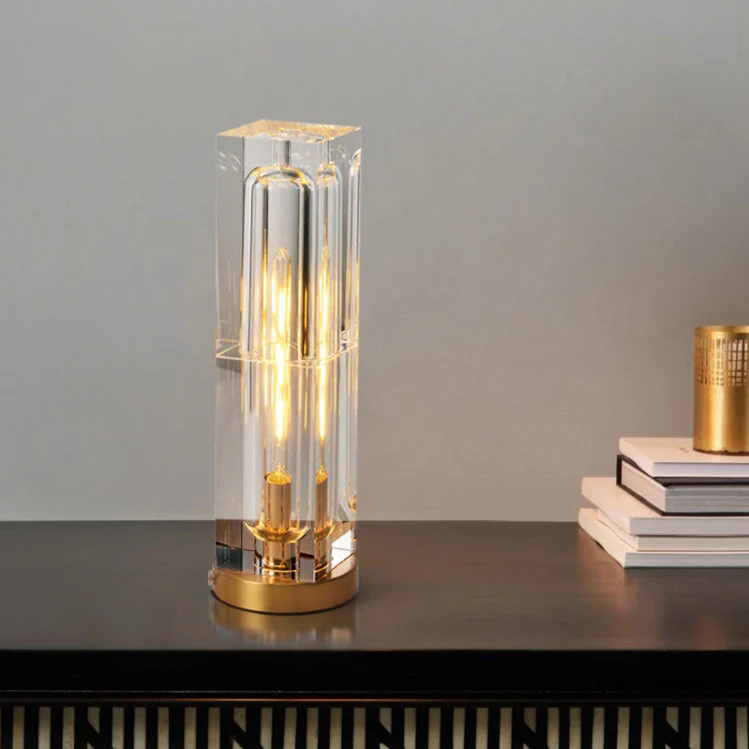Glaxy Rectangular Crystal Table Lamp - Image 2