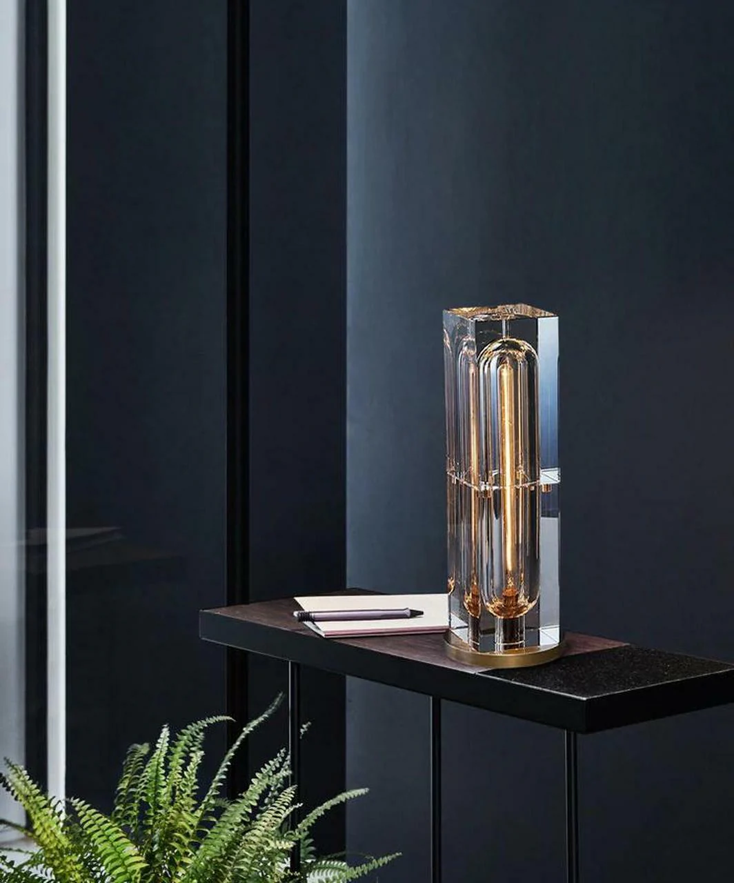 Glaxy Rectangular Crystal Table Lamp - Image 6