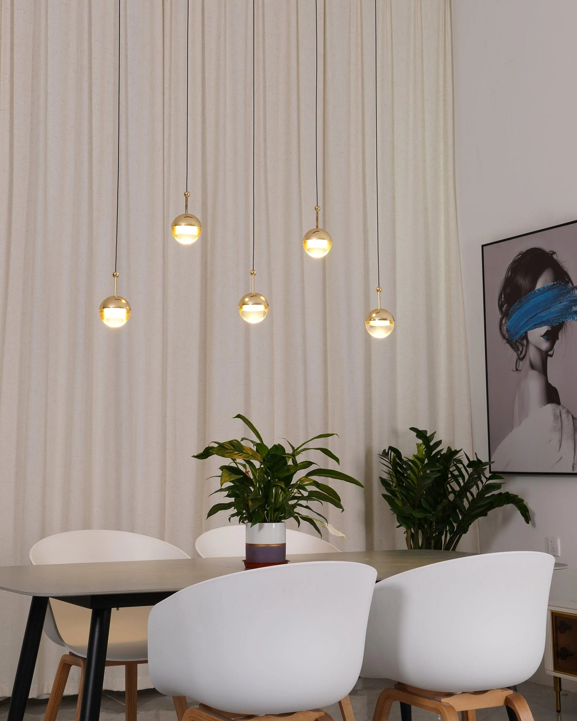 Restaurant Art LED Pendant Light - Image 98