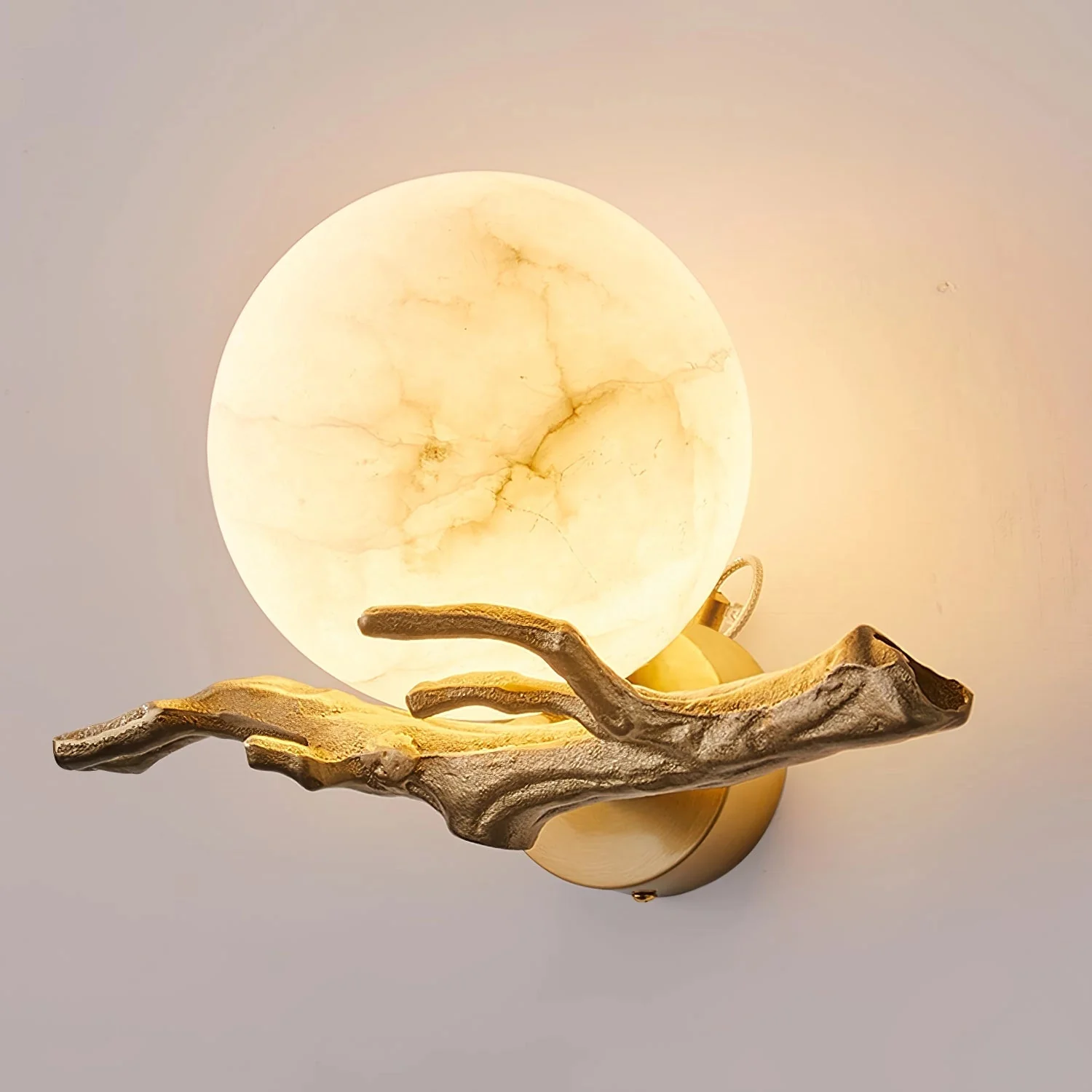 Retro Twigs Alabaster Wall Lamp - Image 11