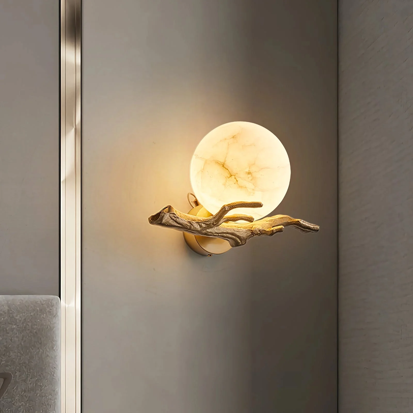Retro Twigs Alabaster Wall Lamp - Image 15