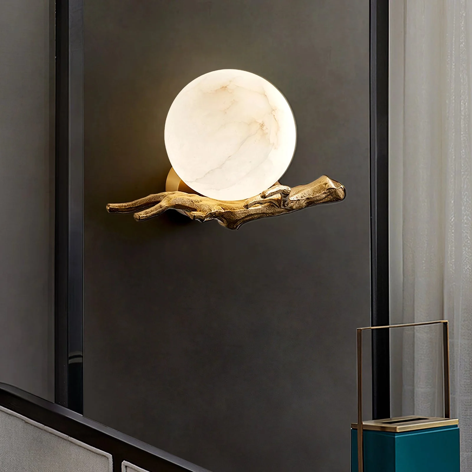 Retro Twigs Alabaster Wall Lamp - Image 16