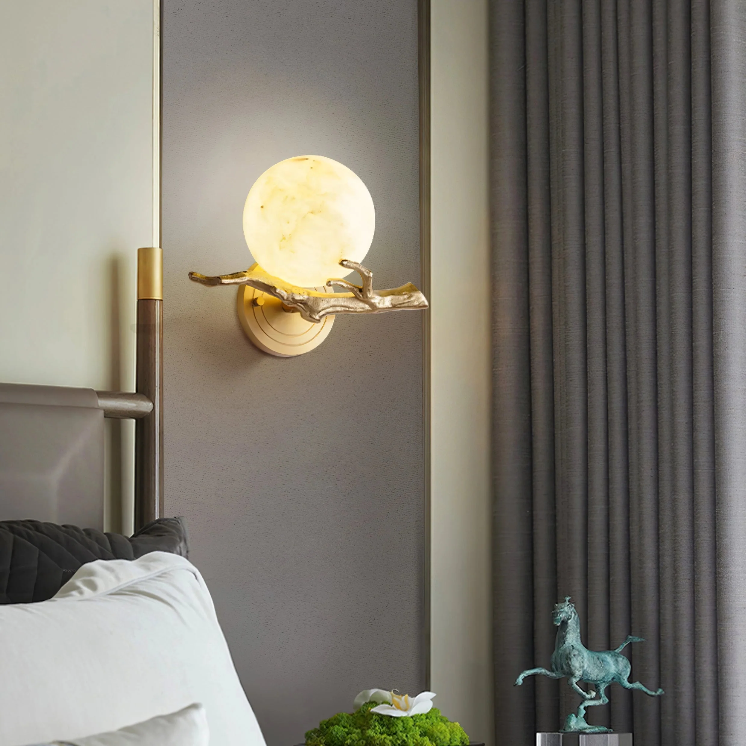 Retro Twigs Alabaster Wall Lamp - Image 19