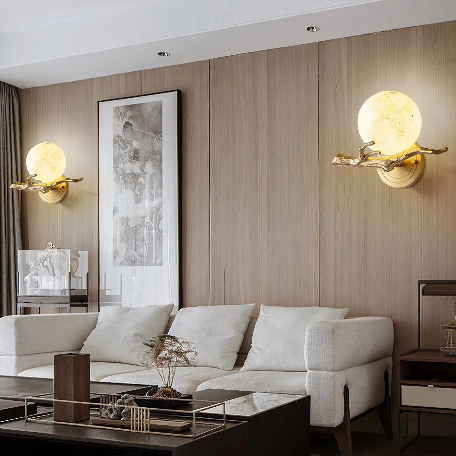 Retro Twigs Alabaster Wall Lamp - Image 4