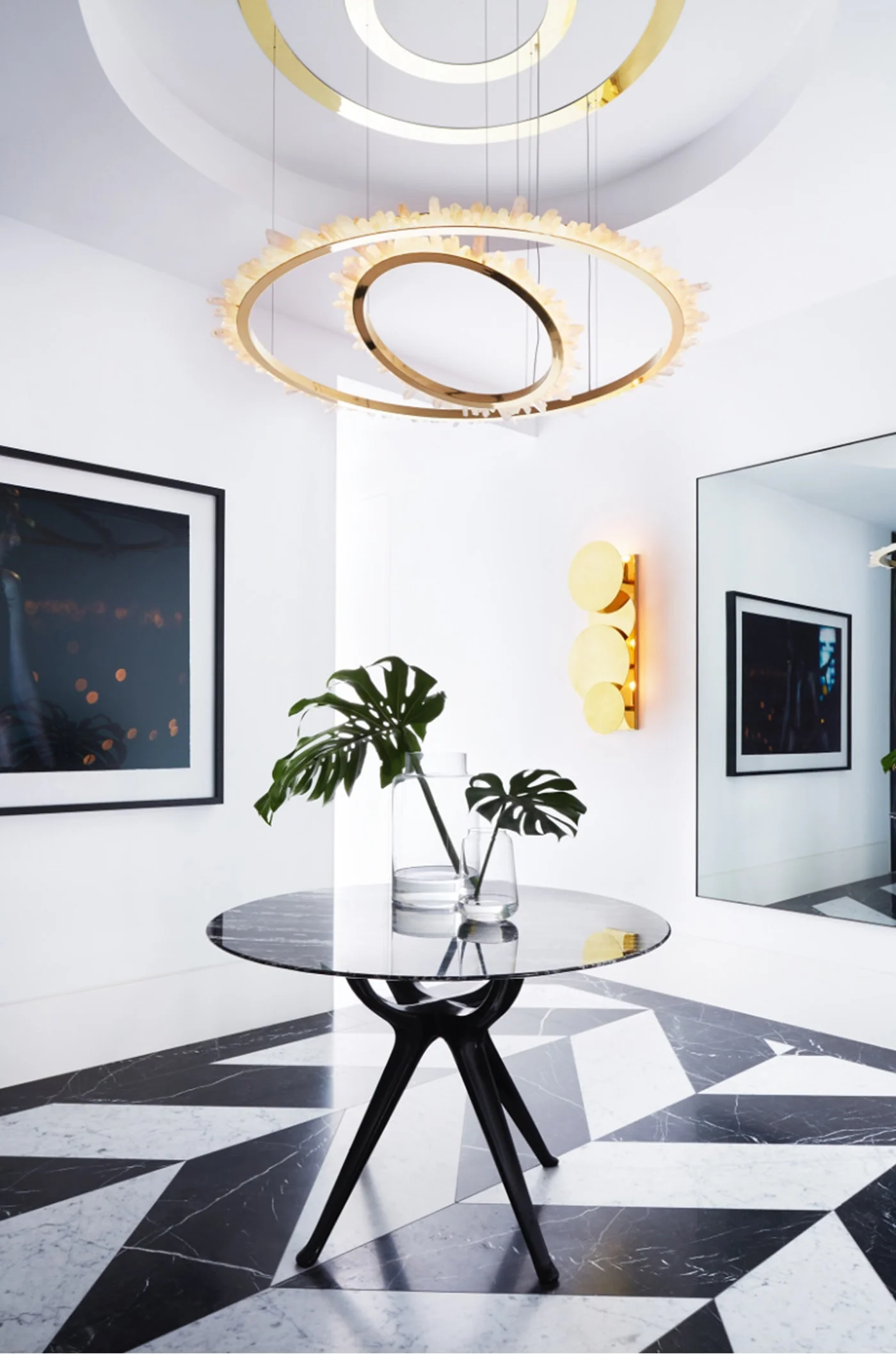 Ring Quartz Chandelier - Image 4