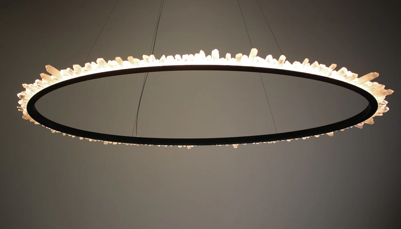 Ring Quartz Chandelier - Image 6