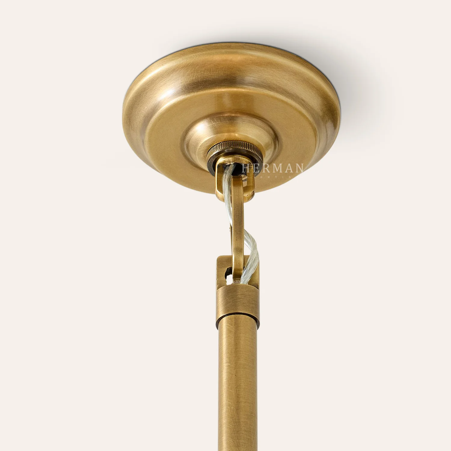 Riviera Glass Disc Chandelier 26" - Image 5