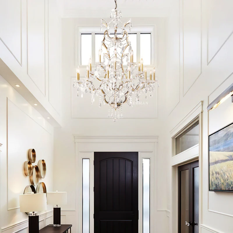 Rocaille Iron & Crystal Chandelier - Image 22