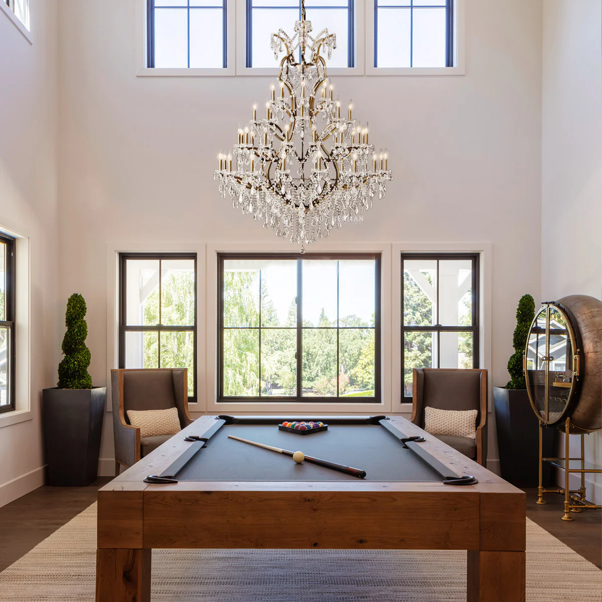 Rocaille Iron & Crystal Chandelier - Image 29