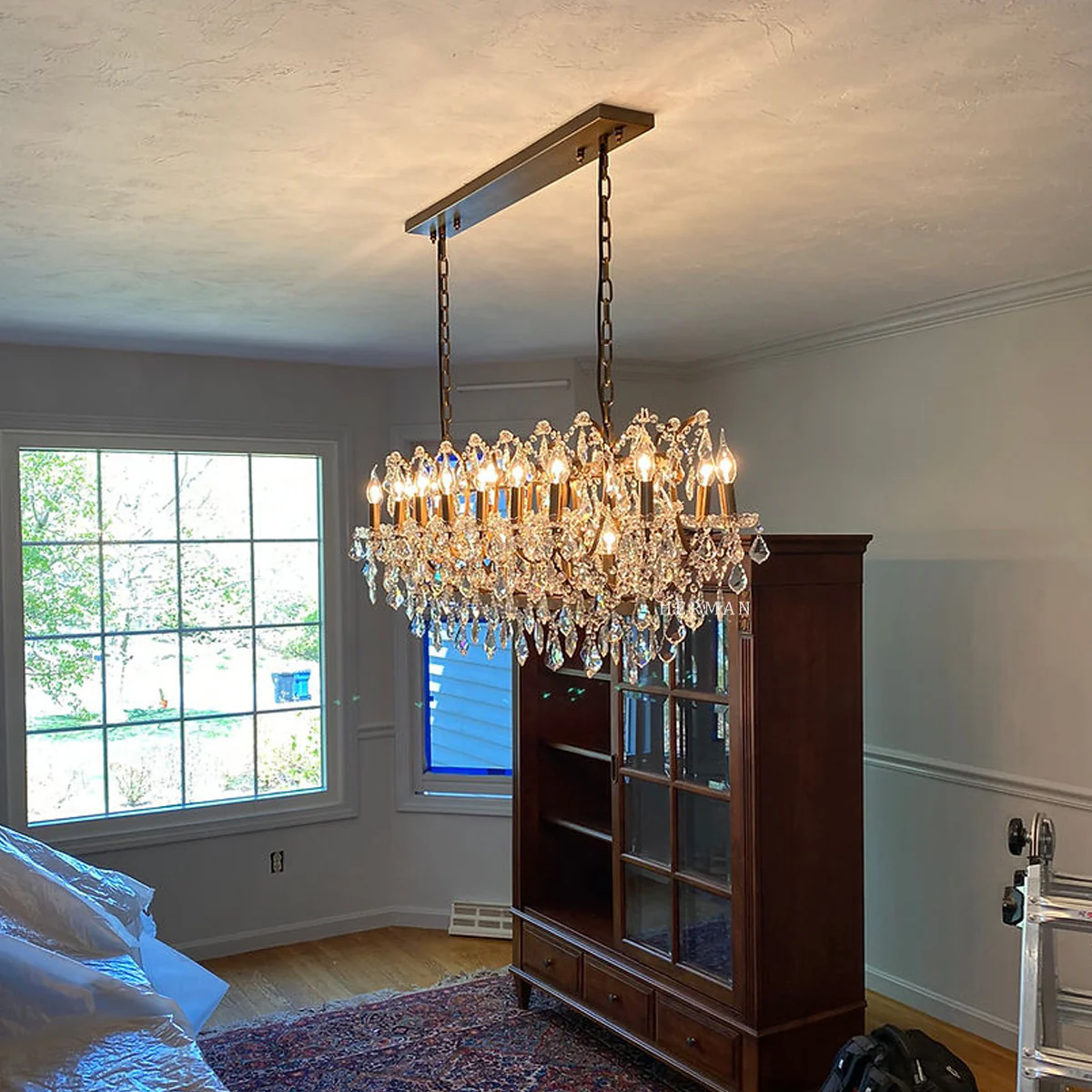 Rocaille Iron & Crystal Chandelier - Image 34