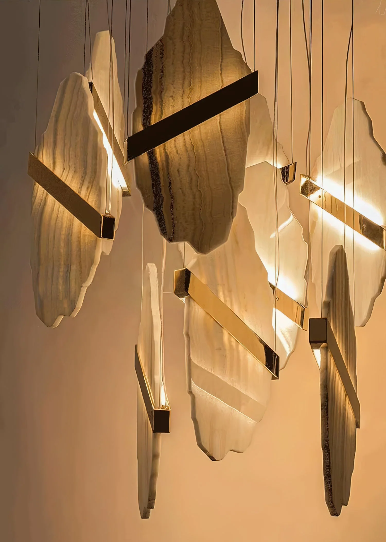 Rock Alabaster Chandelier - Image 14