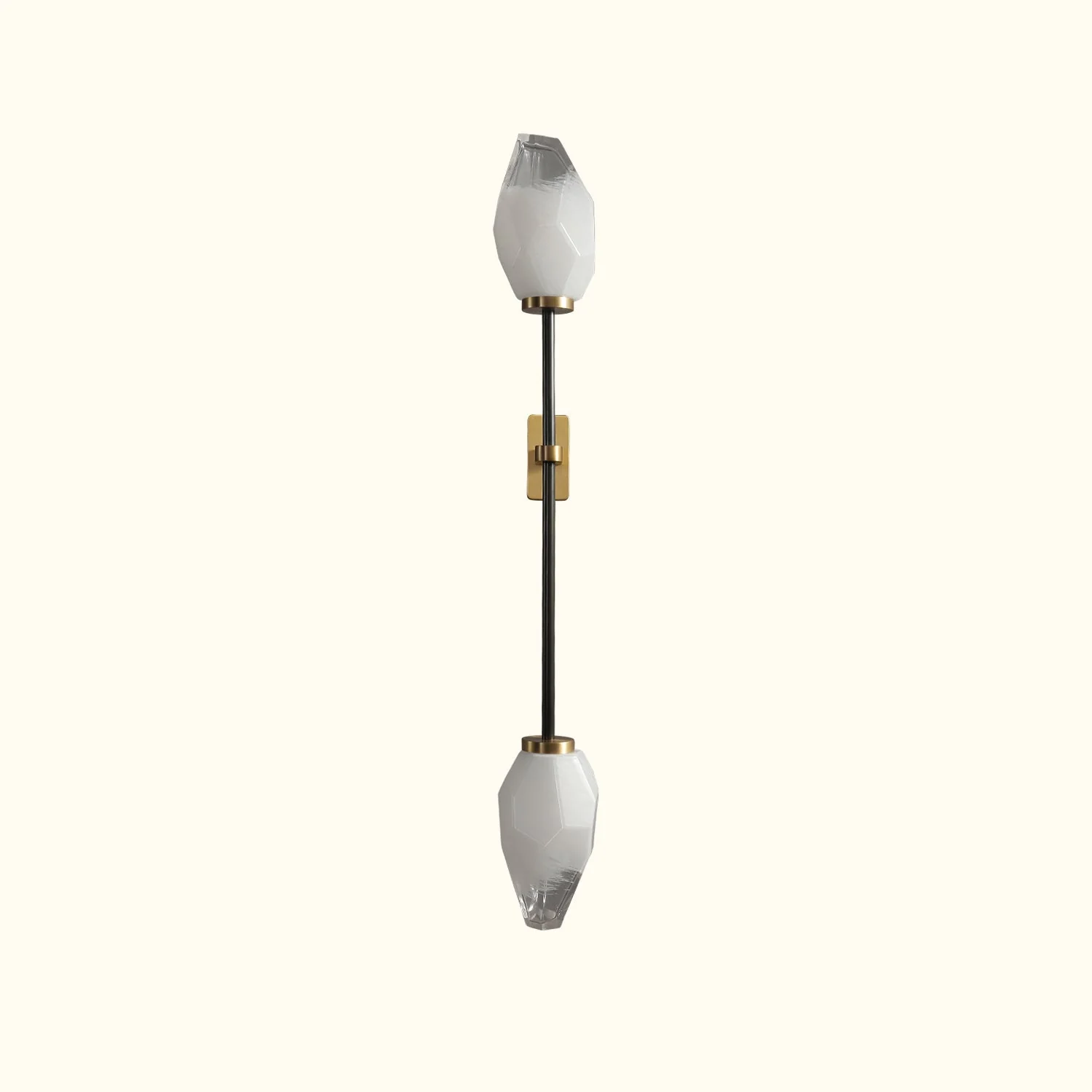 Rock Glass ADA Dual Wall Sconce - Image 13