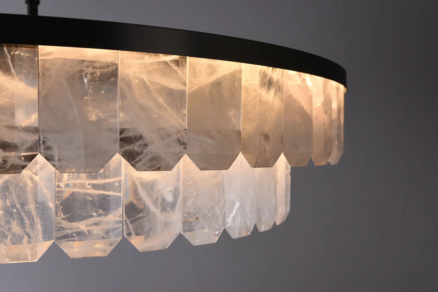 Rolantis Double Rock Crystal Chandelier - Image 6