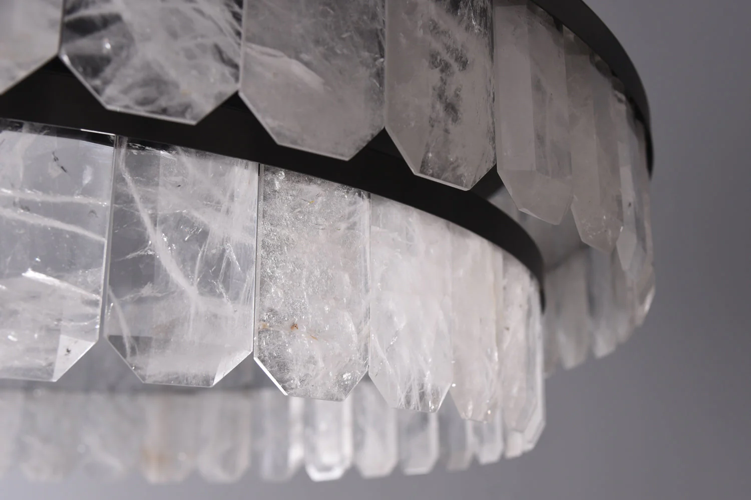 Rolantis Double Rock Crystal Chandelier - Image 8