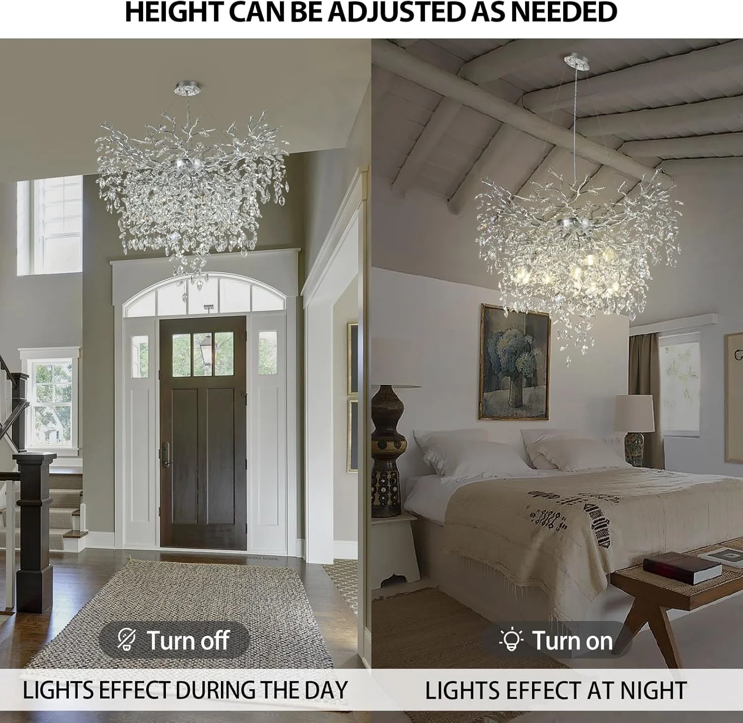 Solara Round Tree Branch Chandelier 24" 32" 40" Tree Branch - Image 11