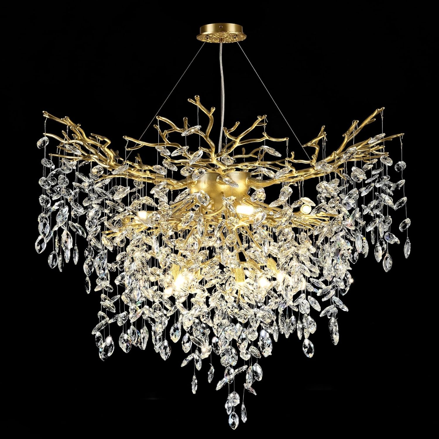 Solara Round Tree Branch Chandelier 24" 32" 40" Tree Branch - Image 12
