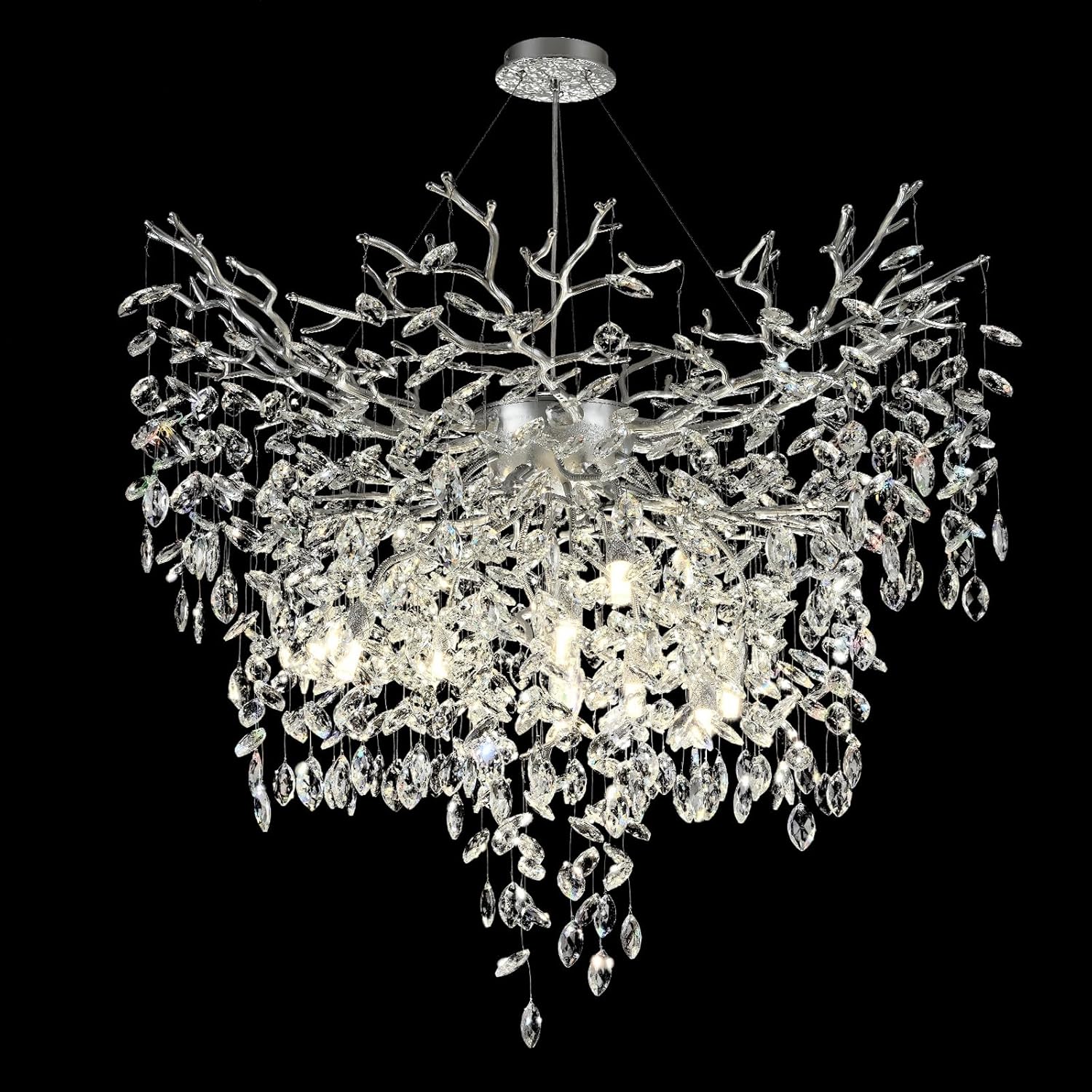 Solara Round Tree Branch Chandelier 24" 32" 40" Tree Branch - Image 27