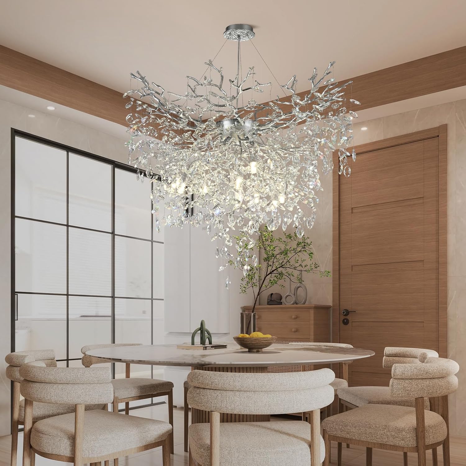 Solara Round Tree Branch Chandelier 24" 32" 40" Tree Branch - Image 9
