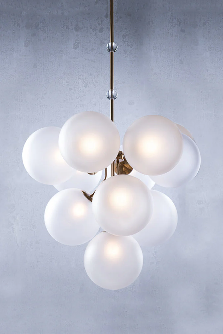 Rufus Glass Globe Chandelier Bouquet - Image 7