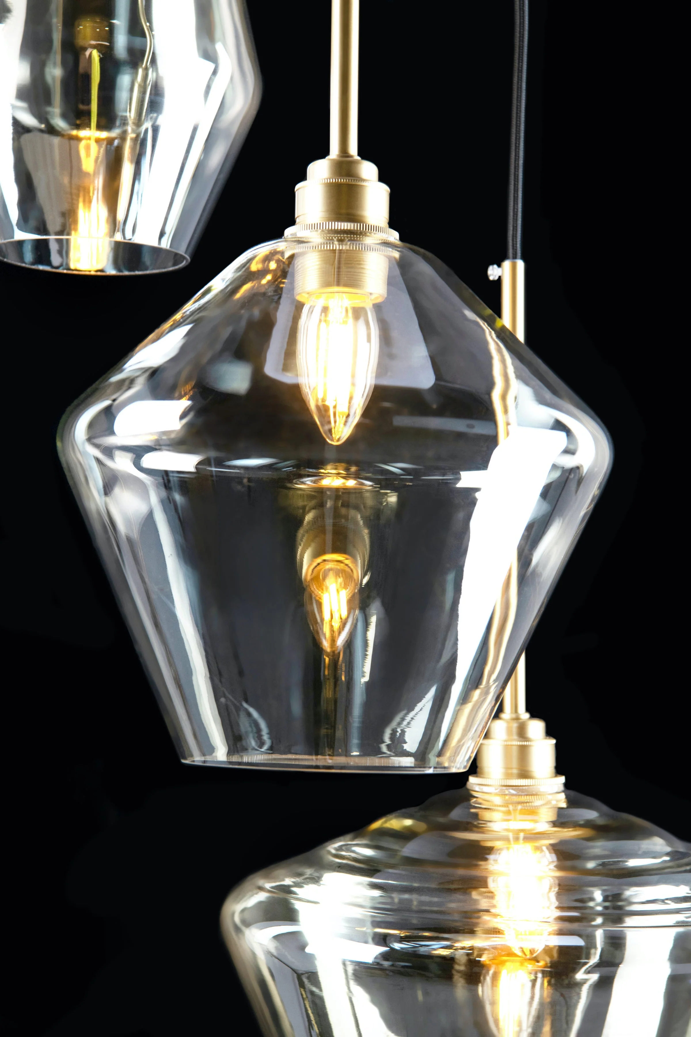 Ryan Glass Cascade Pendant - Image 5
