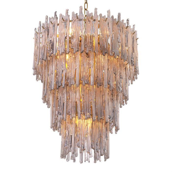 Saint Roch Modern Glass Chandelier [S/L] - [Brass & Glass] - Image 10