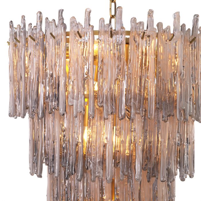 Saint Roch Modern Glass Chandelier [S/L] - [Brass & Glass] - Image 11