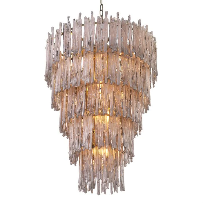 Saint Roch Modern Glass Chandelier [S/L] - [Brass & Glass] - Image 13