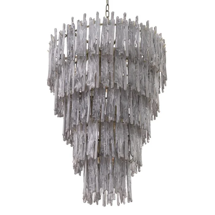 Saint Roch Modern Glass Chandelier [S/L] - [Brass & Glass] - Image 15