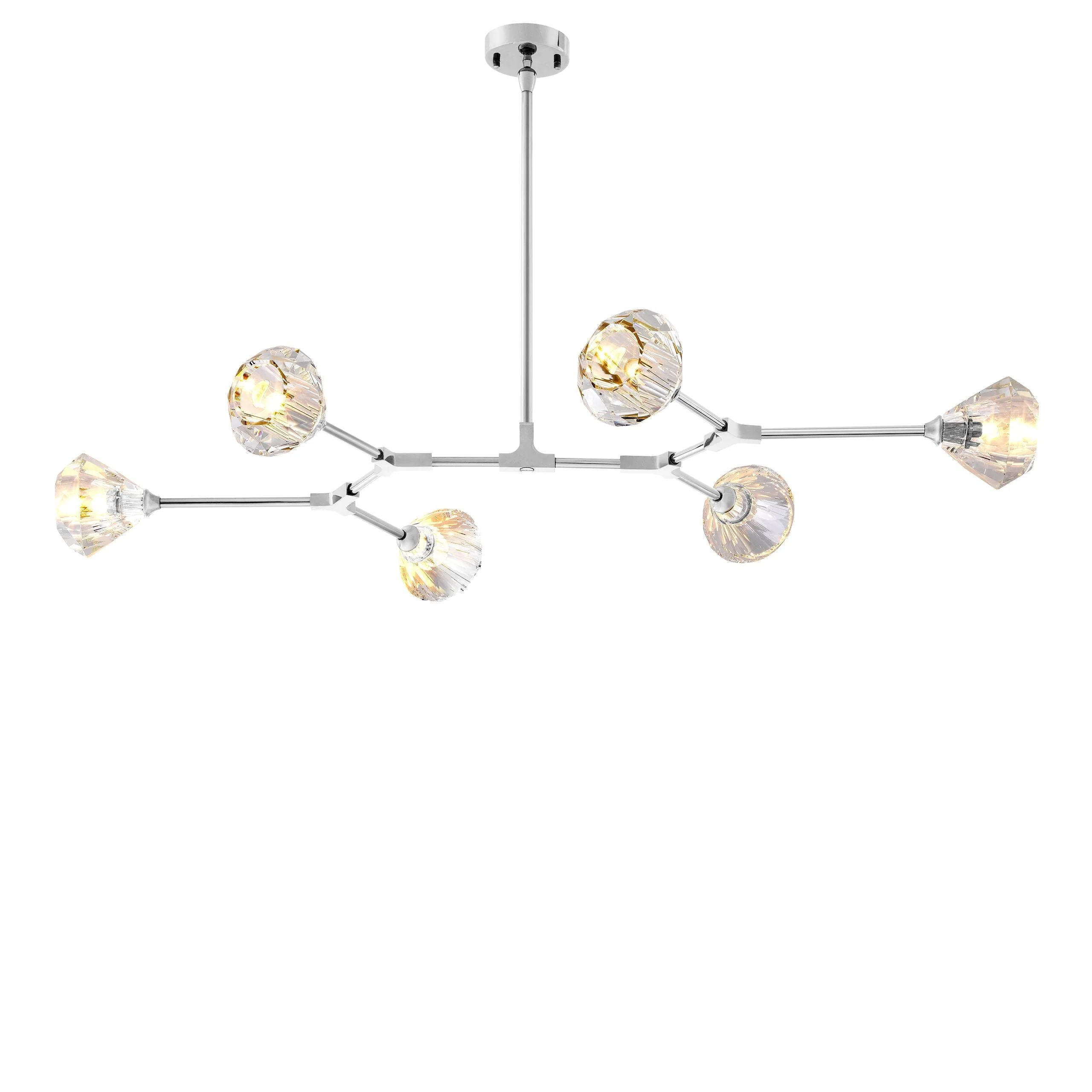 Salasco Modern Glass Chandelier - Image 3