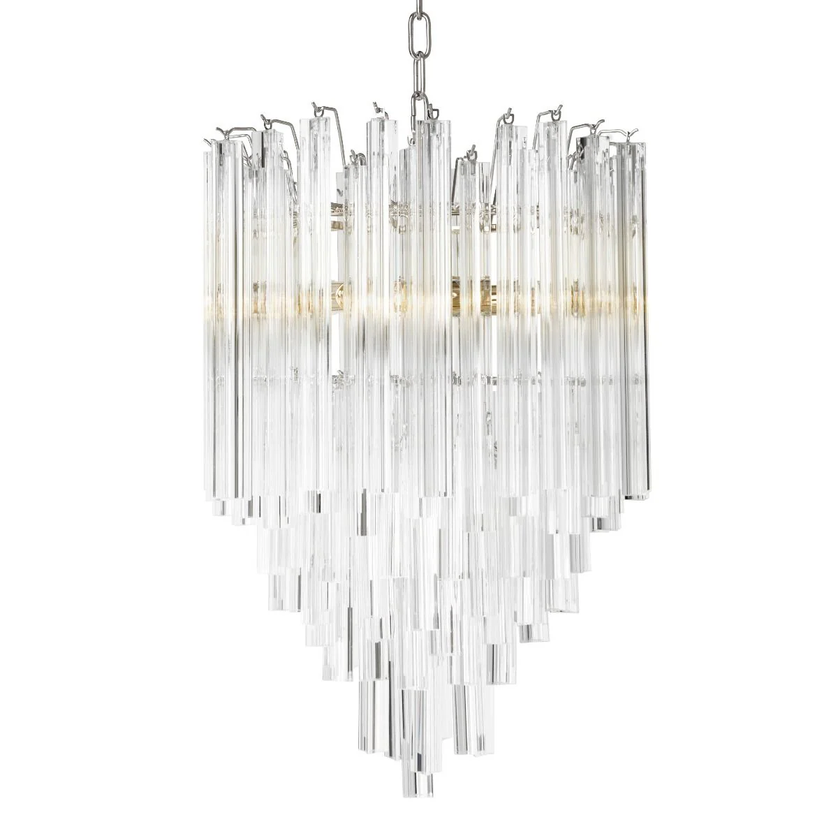 Salerno Modern Chandelier - [Brass/Nickel] - Image 5